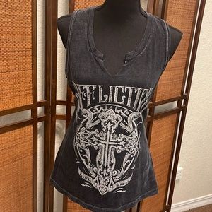 Affliction Madrigal Embellished Tank Top- Medium